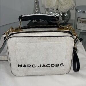 Marc Jacobs Box Bag Distressed Print